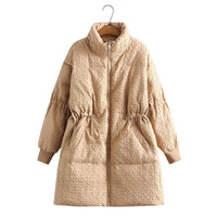 Mid-Length Winter Coat | Oversized Warmth-KHAKI-XL-State of Style