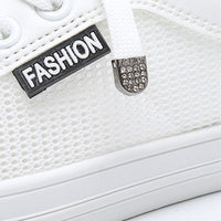 MiekesSneaks | Women's Sporty Casual Sneakers-White and Black-4.5-State of Style