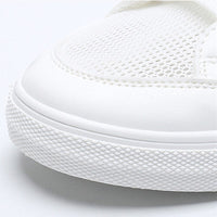 MiekesSneaks | Women's Sporty Casual Sneakers-White and Black-4.5-State of Style
