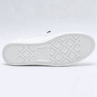 MiekesSneaks | Women's Sporty Casual Sneakers-White and Black-4.5-State of Style
