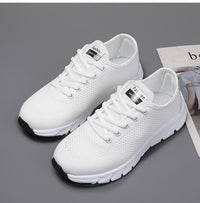 MiesjesSneaks | Women's Sporty Casual Sneakers-White-4.5-State of Style