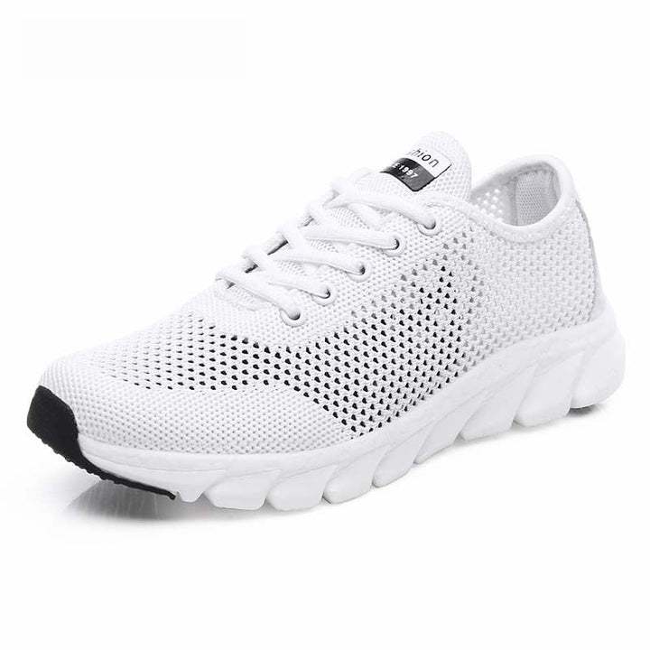 MiesjesSneaks | Women's Sporty Casual Sneakers-White-4.5-State of Style
