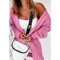 MiesjesVest | Women's Cosy Knit Cardigan-Pink-S-State of Style