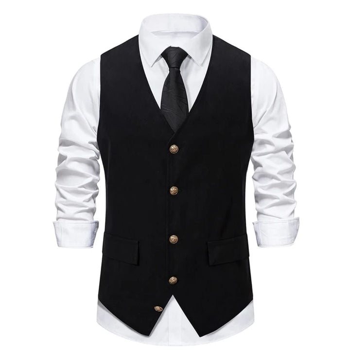 Miguel Traditional Vest – Vintage Green Suede Waistcoat with Sleek Fit-Green-S-State of Style