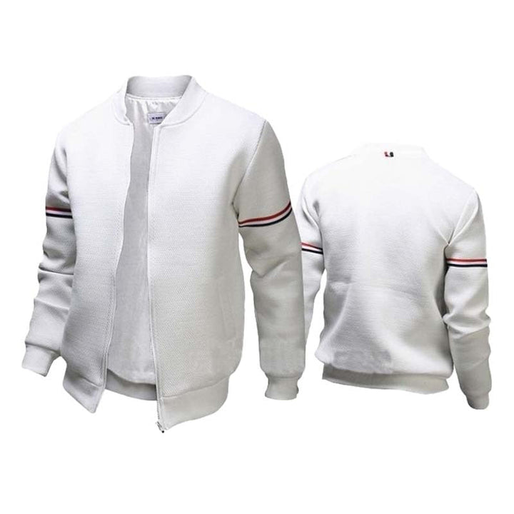 MikesJacket | Men's Classic Stylish Jacket-White-S-State of Style