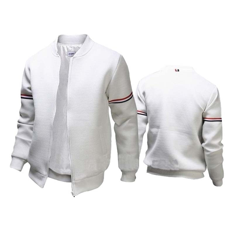 MikesJacket | Men's Classic Stylish Jacket-White-S-State of Style