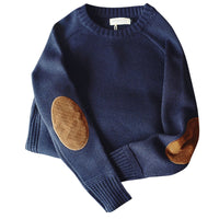 MikesSweater | Men's Classic Knit Pullover-Blue-M-State of Style