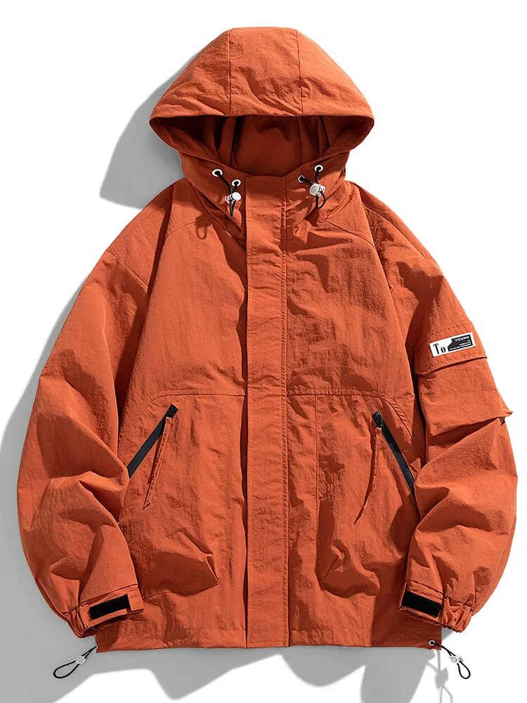 Men's Windbreaker with Hood – Jasper