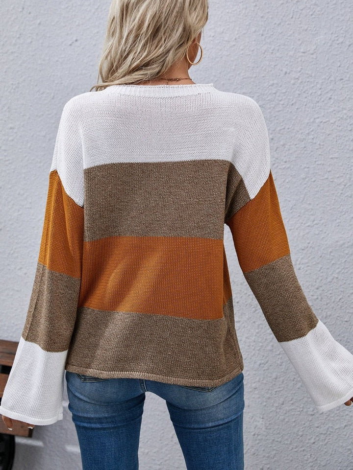 MilanasShirt | Women's Relaxed Fit Knit Sweater-S-State of Style