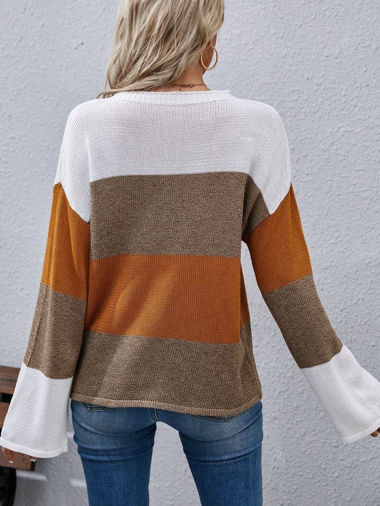 MilanasShirt | Women's Relaxed Fit Knit Sweater-S-State of Style