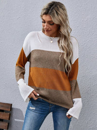 MilanasShirt | Women's Relaxed Fit Knit Sweater-S-State of Style