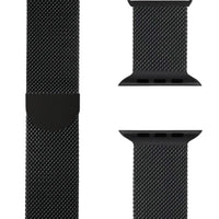 Milanese Apple Watch Band – SteelFlex-38mm | 40mm | 41mm | 42mm-Black-State of Style