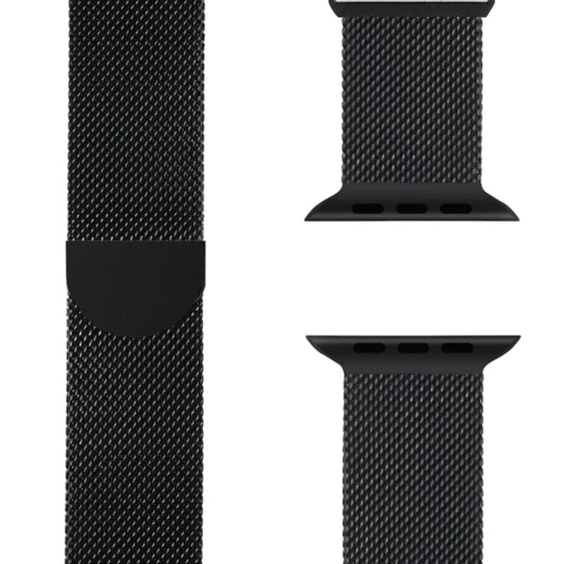 Milanese Apple Watch Band – SteelFlex-38mm | 40mm | 41mm | 42mm-Black-State of Style