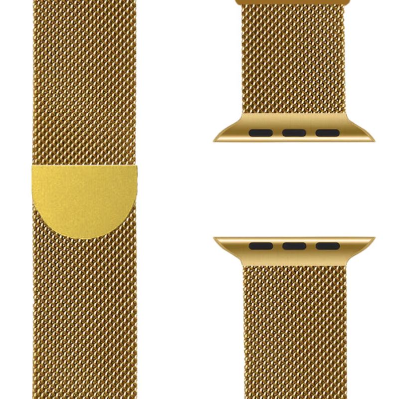 Milanese Apple Watch Band – SteelFlex-38mm | 40mm | 41mm | 42mm-Gold-State of Style