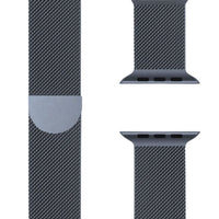 Milanese Apple Watch Band – SteelFlex-38mm | 40mm | 41mm | 42mm-Space Gray-State of Style