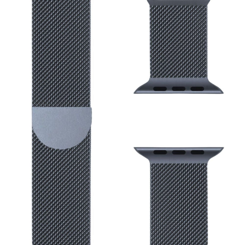 Milanese Apple Watch Band – SteelFlex-38mm | 40mm | 41mm | 42mm-Space Gray-State of Style