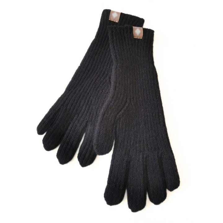 Miles Knitted Gloves | Casual & Stylish-Black-State of Style