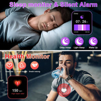 Military Smartwatch for Men with Fitness Tracker – Wayne-Black-State of Style