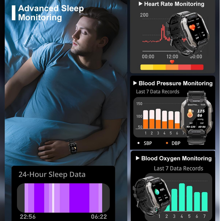 Military Tactical Smartwatch - Steven-State of Style