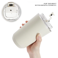 Milk White Insulating Travel Mug – Stainless Steel Thermos Flask-State of Style