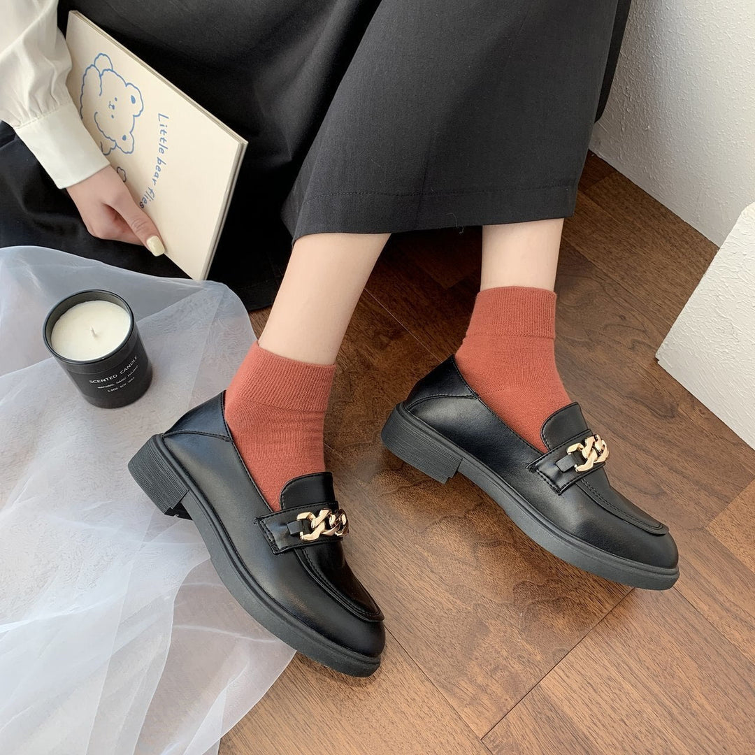 MillieLoafers | Women's Patent Leather Loafers-Glossy Black-4.5-State of Style