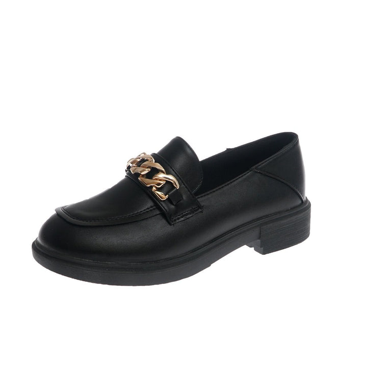 MillieLoafers | Women's Patent Leather Loafers-Matte Black-4.5-State of Style