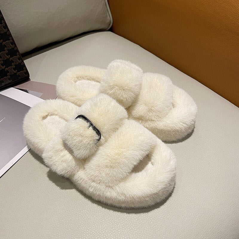 MilliesSlippers | Women's Cosy Indoor Slippers-Cream White-3.0-State of Style