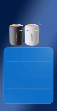 MINI AIR HUMIDIFIER WITH AROMATHERAPY - USB POWERED - PERFECT FOR CAR AND BEDROOM-White-State of Style