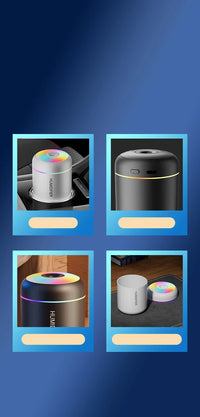MINI AIR HUMIDIFIER WITH AROMATHERAPY - USB POWERED - PERFECT FOR CAR AND BEDROOM-White-State of Style