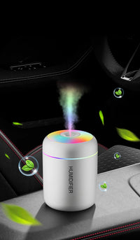 MINI AIR HUMIDIFIER WITH AROMATHERAPY - USB POWERED - PERFECT FOR CAR AND BEDROOM-White-State of Style