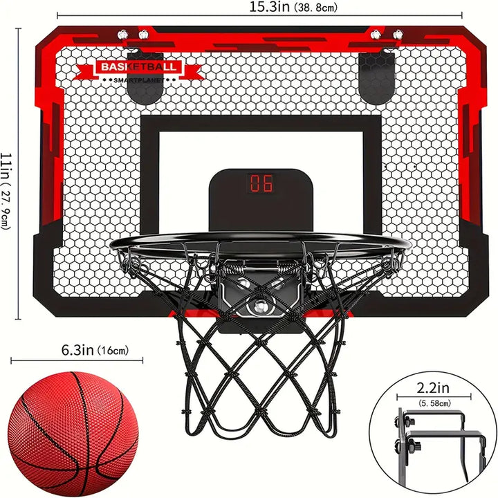 Mini Basketball Hoop with Electronic Scoreboard - BouncePro-State of Style