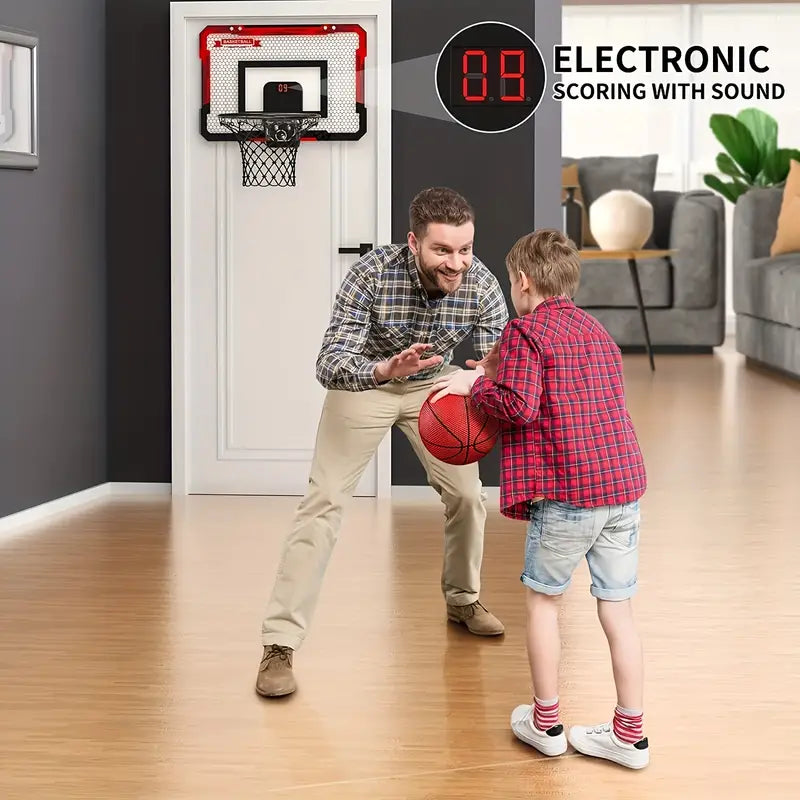Mini Basketball Hoop with Electronic Scoreboard - BouncePro-State of Style