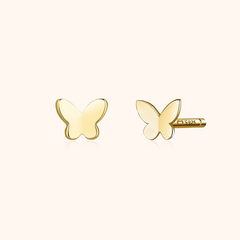 Mini Butterfly Earrings - Elena-Gold-State of Style