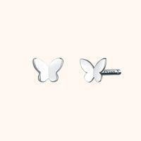 Mini Butterfly Earrings - Elena-Silver-State of Style