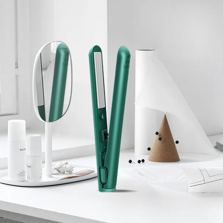 Mini Curling and Straightening Iron - Lina-White-State of Style