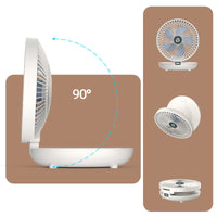 Mini Foldable Fan - CoolBreeze-White-State of Style