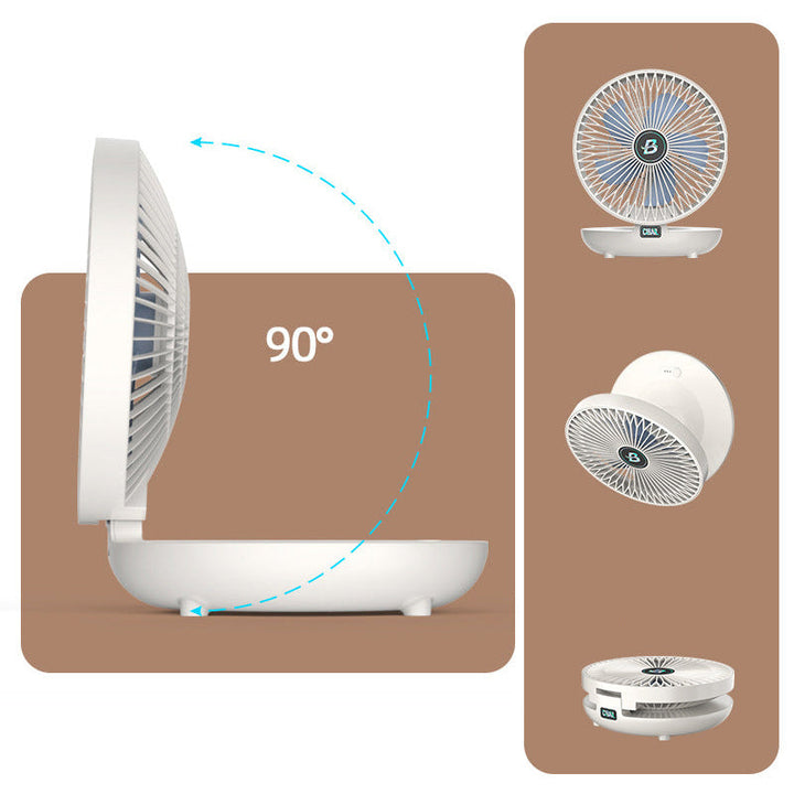 Mini Foldable Fan - CoolBreeze-White-State of Style