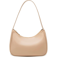 Mini Hobo Bag with Zipper - Sabrina-Khaki-State of Style