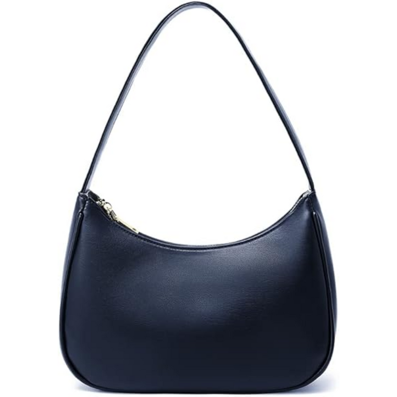 Mini Hobo Bag with Zipper - Sabrina-Marine blue-State of Style