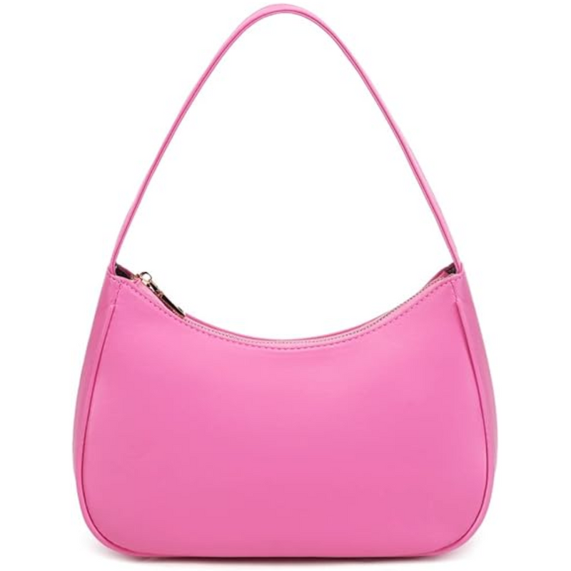 Mini Hobo Bag with Zipper - Sabrina-Pink-State of Style