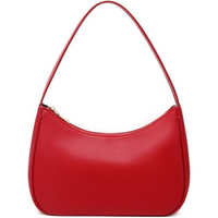 Mini Hobo Bag with Zipper - Sabrina-Red-State of Style