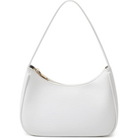 Mini Hobo Bag with Zipper - Sabrina-White-State of Style