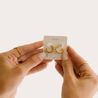 Mini Pearl Earrings - Liora-State of Style