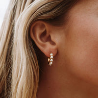 Mini Pearl Earrings - Liora-State of Style