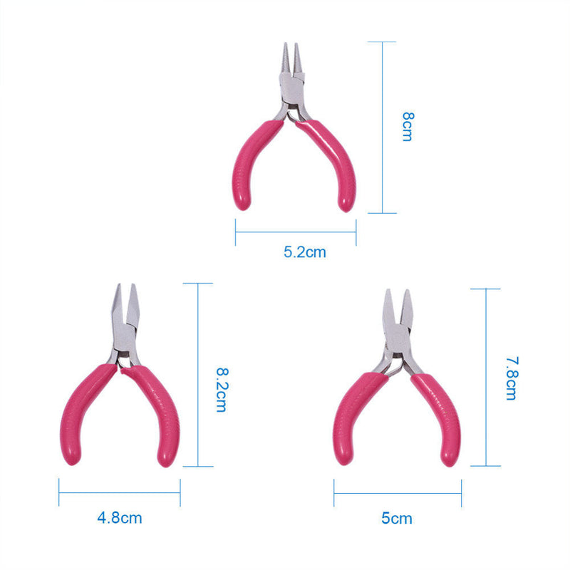 Mini Pink Pliers Tool Set | Versatile Crafting Essentials-State of Style