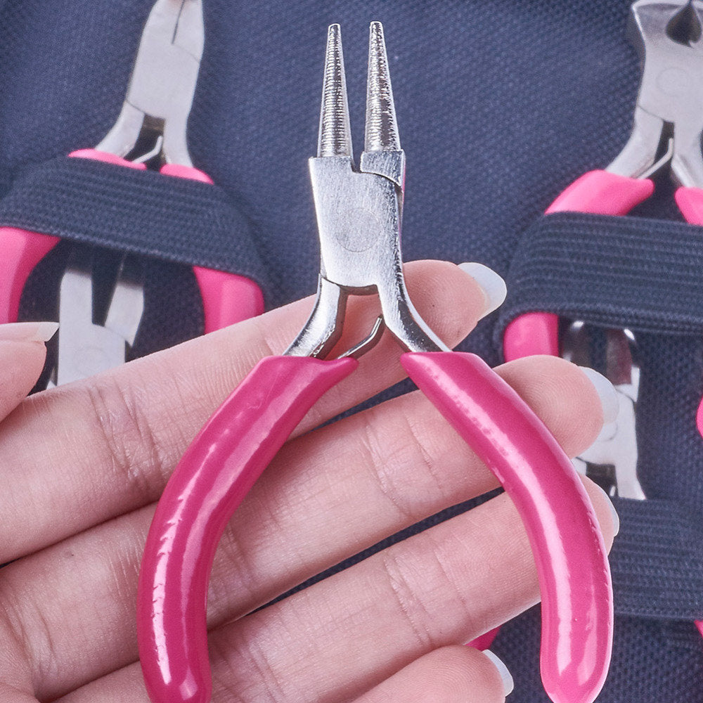 Mini Pink Pliers Tool Set | Versatile Crafting Essentials-State of Style