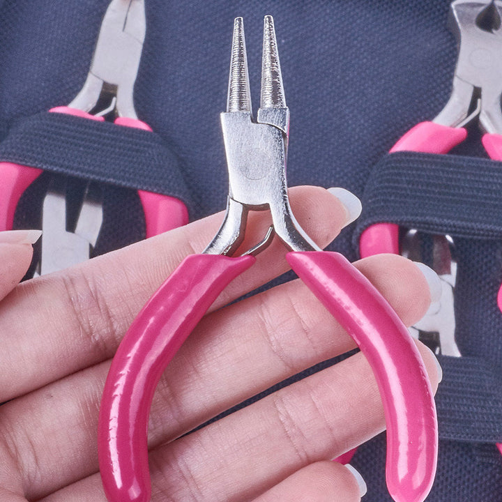 Mini Pink Pliers Tool Set | Versatile Crafting Essentials-State of Style
