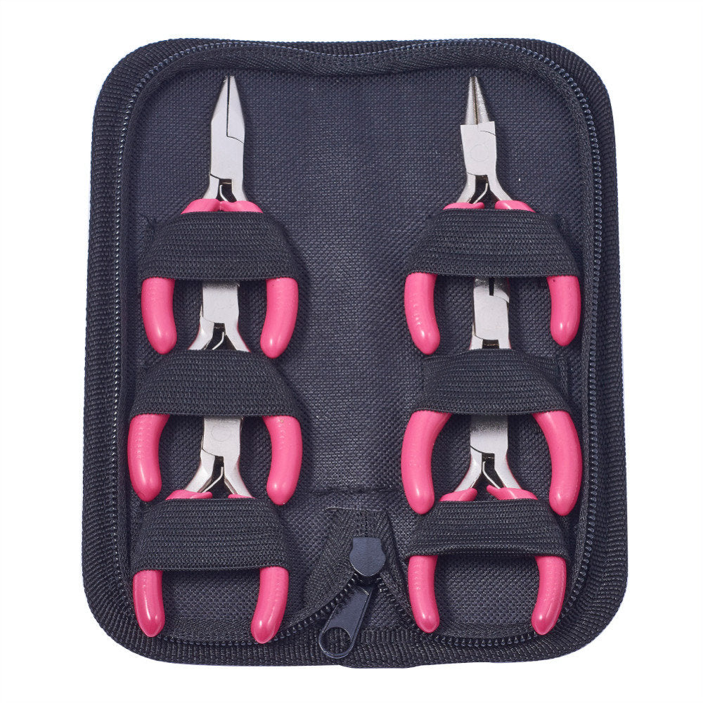 Mini Pink Pliers Tool Set | Versatile Crafting Essentials-State of Style