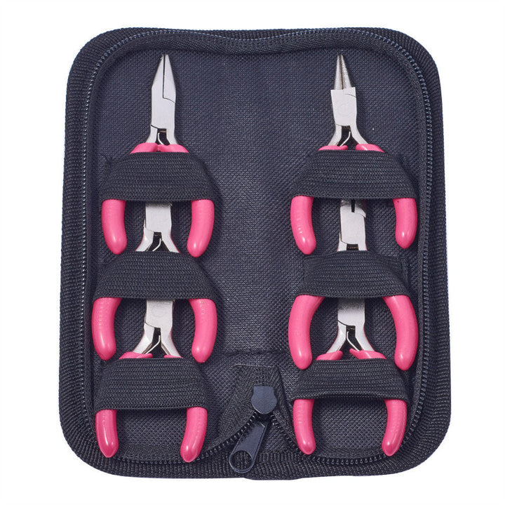 Mini Pink Pliers Tool Set | Versatile Crafting Essentials-State of Style