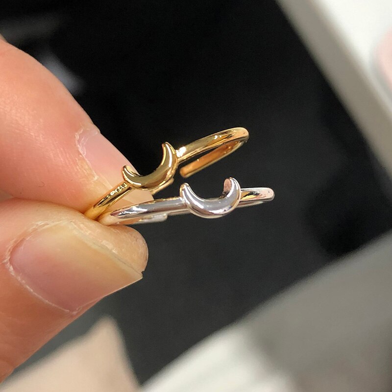 Minimalist Crescent Ring - Nova-Gold-State of Style